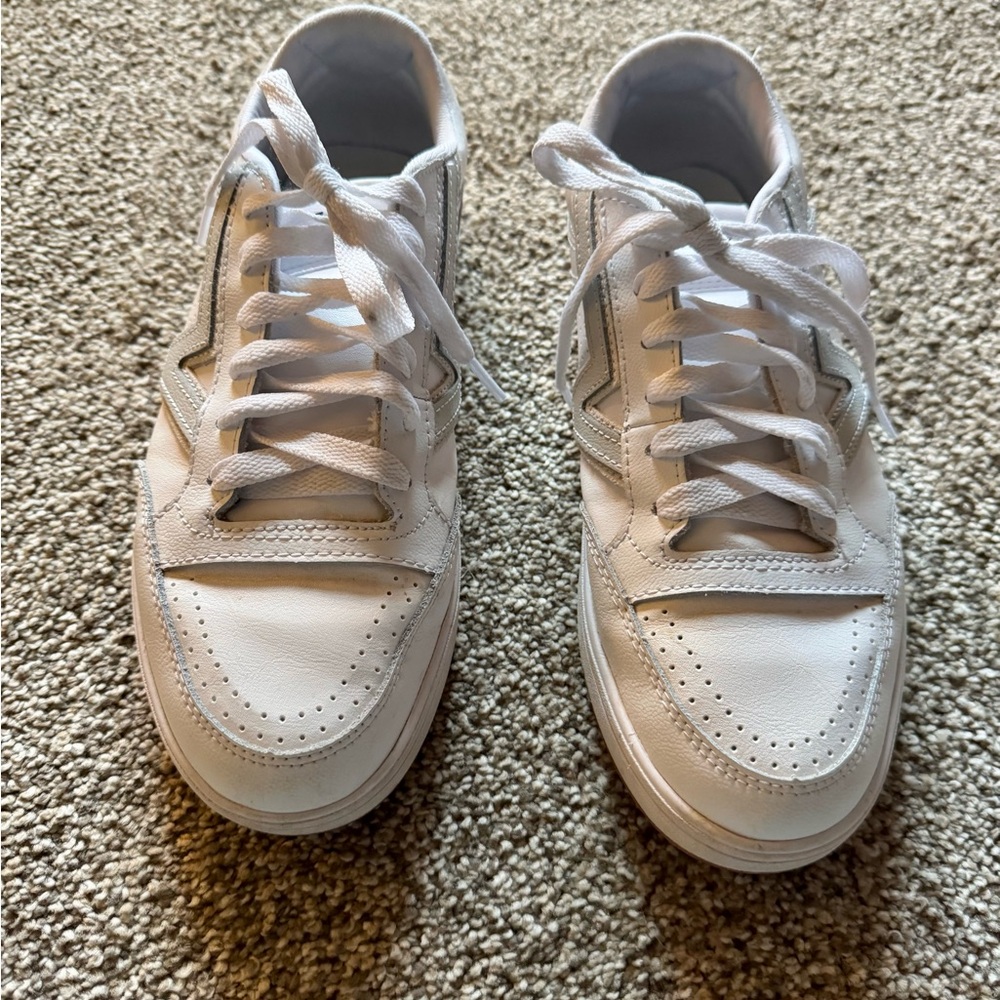 Vans White and Grey Sneakers